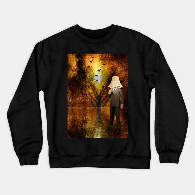 Lamp man Crewneck Sweatshirt by rolffimages